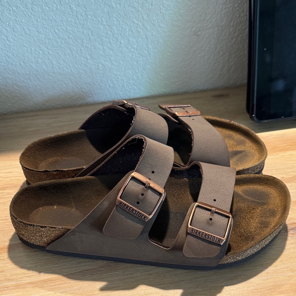 Birkenstock Arizona Double Strap Sandal — Dark Brown